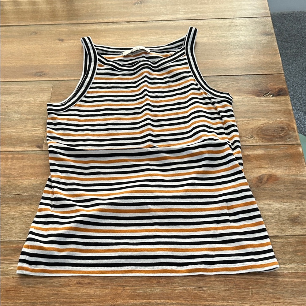 LOFT Multicolor Striped Tank Top